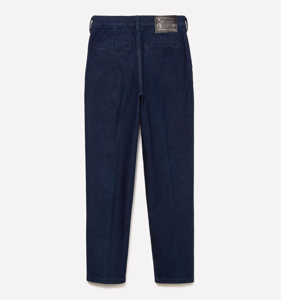 Jeans Style 71 chino slim fit azul-escuro - jeans slim fit para mulher - Azul-Escuro | Sisley image number 6